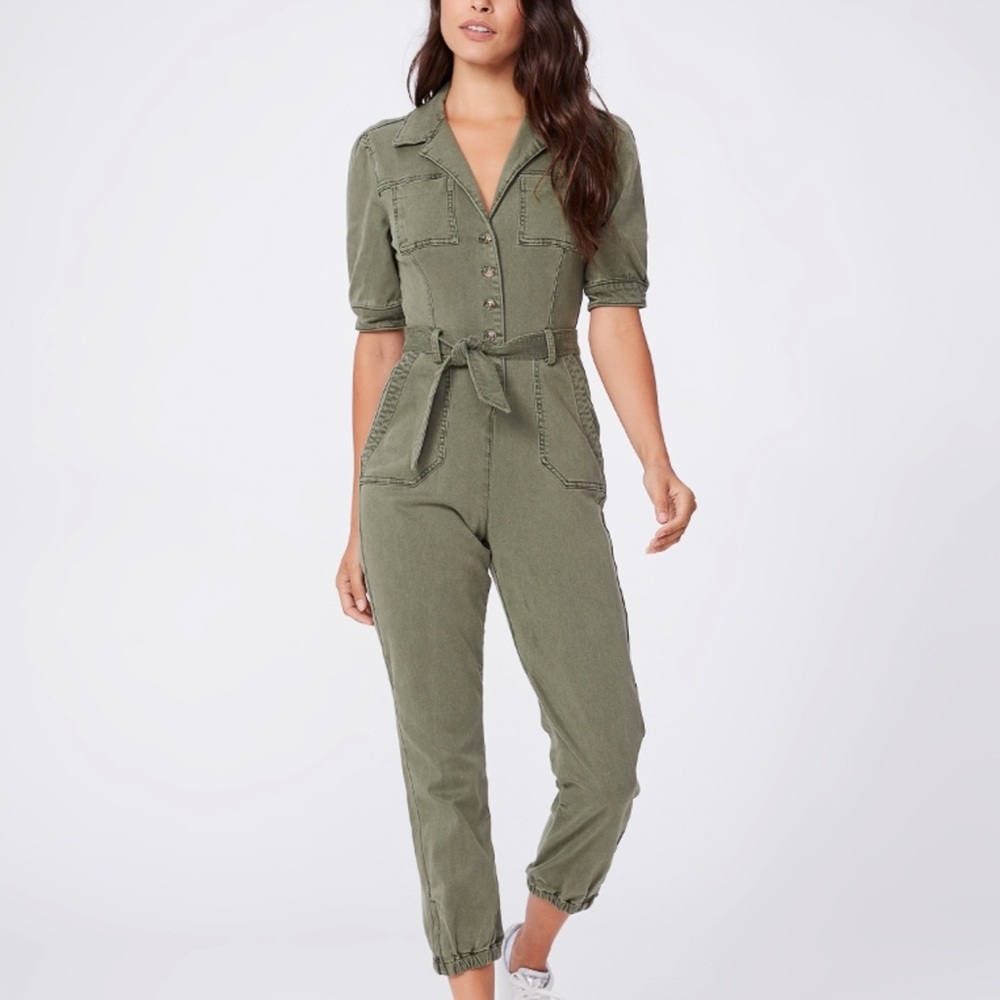 Paige Maysie Jumpsuit in Vintage Ivy